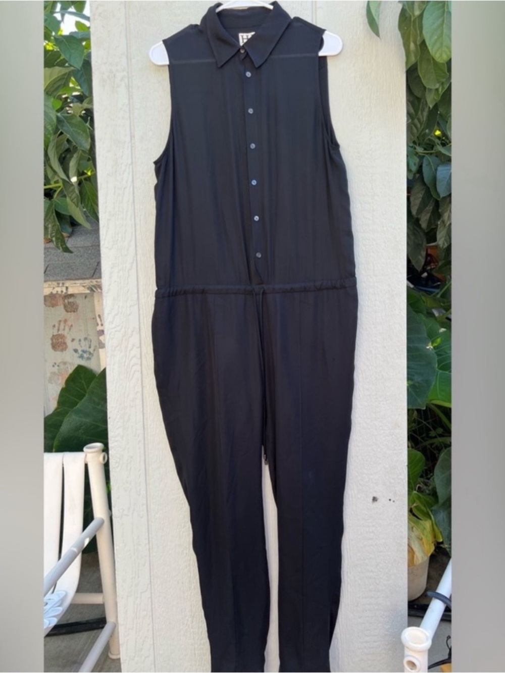 Haute hippie button down jumpsuit